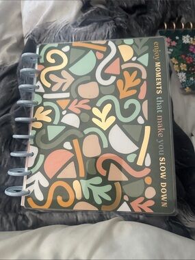 Happy Planner Home Office Planner with Multicolor Abstract Floral Design
